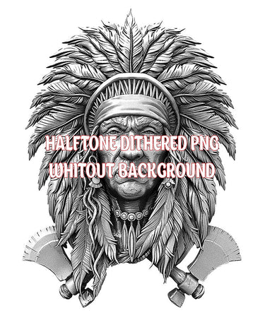 AMERICAN NATIVE 3d illusion & laser - ready file 3DWave.us